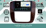 Магнитола для Chevrolet Tahoe 2006-2014 - Vaycar VA10-1175-2K (рамка под дерево) на Android 13, 8-ядер, 2K QLED, ТОП процессор, CarPlay,4G SIM-слот