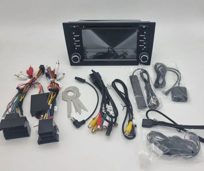 Магнитола для Audi A6 2001-2004 - Kuberg MKD-7091-S10 на Android 12, без DVD, 8-ядер, 4ГБ-64ГБ, SIM-слот
