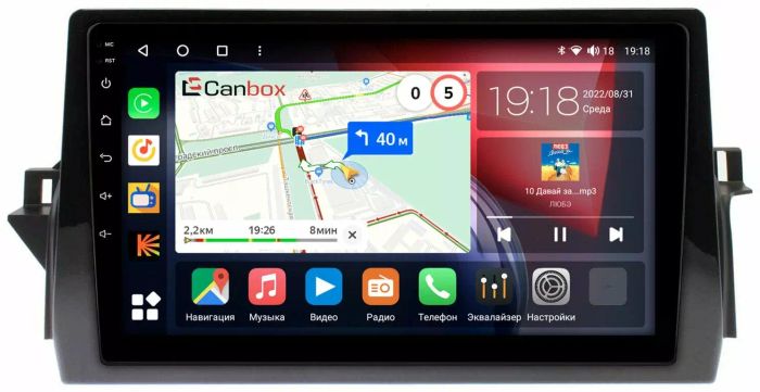 Магнитола для Toyota Camry 70 2021-2023 - Canbox 10-TK763 Qled, Android 10, Быстрая, SIM-слот
