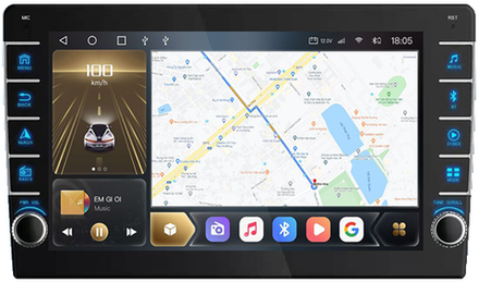 Магнитола для Opel Astra H (вместо БК) - Kuberg SF-9304 (кнопки и крутилки), Android 12, TS10,  CarPlay, 4G SIM-слот