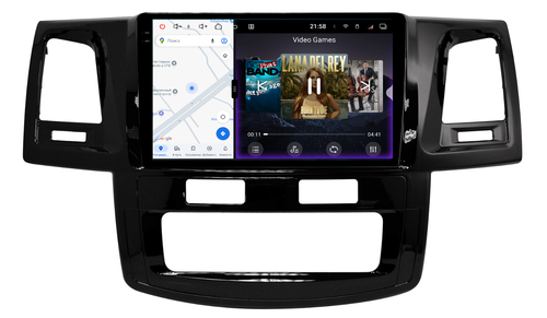 Магнитола для Toyota HiLux 2011-2015 - Redpower 85269 PRO/PROmax ТОП звук, 2K QLED, Android 14, CarPlay, 4G SIM-слот
