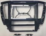 Магнитола для Mitsubishi Pajero Sport 3 2020-2024, Montero Sport (прямоугольный климат, рамка 9) - Kuberg EW-9638-2 (кнопки и крутилки), Android 12, Быстрая, CarPlay, 4G SIM-слот