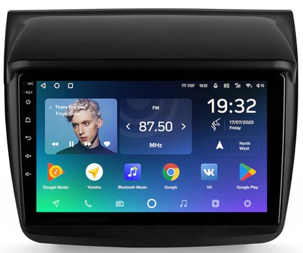 Магнитола для Mitsubishi L200, Pajero Sport 2006-2016 - Teyes CC2 PLUS Android 10, ТОП процессор, 4-64, SIM-слот