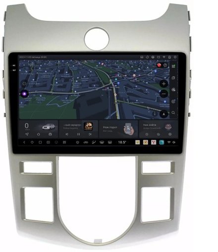 Магнитола для KIA Cerato 2 2008-2013 (климат) - Kuberg OL-9736-A QLed+2K, Android 13, UIS7870 (DUDU7), CarPlay, SIM-слот