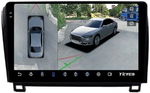 Магнитола для Toyota Tundra XK50 2007-2013, Sequoia XK60 2007-2022 - Teyes CC3-2K-360 на Android 10, 2K QLED, 6Гб+128Гб, CarPlay, 4G SIM-слот, 4 камеры в комплекте