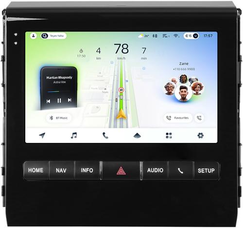 Магнитола для Toyota Land Cruiser 200 2015-2021 (с JBL и 360, рамка тип 2) - Teyes CC4L монитор 9" IPS на Android 14, Snapdragon 662, CarPlay, 4G SIM-слот