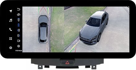 Магнитола для Infiniti EX25, EX37, QX50 2010-2017 - Teyes LUX ONE 360 монитор 12.3" 2K QLED на Android 10, 6Гб+128Гб, CarPlay, 4G SIM-слот, 4 камеры в комплекте