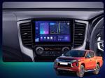 Магнитола для Mitsubishi L200 2019-2024 (правый руль, климат) - Kuberg SF-9308-NPQ QLed, Android 12, Быстрая, CarPlay, 4G SIM-слот