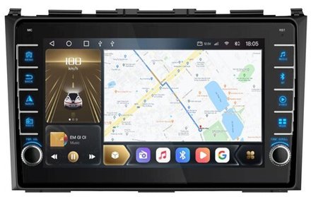 Магнитола для Honda CR-V 2006-2012 - Kuberg OL-9640 (кнопки и крутилки), Android 12, TS10, CarPlay, 4G SIM-слот
