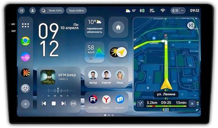 Магнитола для Mitsubishi (206x105мм) - Teyes CC4-PRO монитор 9.5" 2K QLED на Android 13, Snapdragon 778G, ИИ, CarPlay, DSP, 4G SIM-слот