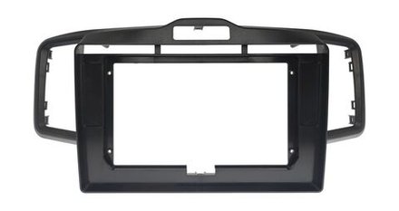 Комплект рамки с разъёмами 10" Honda Freed 1 2008-2016, Freed Spike(чёрная, планшет снизу)