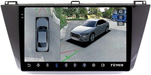 Магнитола для Volkswagen Tiguan 2 2017+ - Teyes CC3-2K-360 на Android 10, 2K QLED, 6Гб+128Гб, CarPlay, 4G SIM-слот, 4 камеры в комплекте