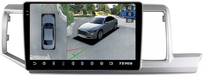 Магнитола для Honda Stepwgn 4 2009-2015 (правый руль) - Teyes CC3-2K-360 на Android 10, 2K QLED, 6Гб+128Гб, CarPlay, 4G SIM-слот, 4 камеры в комплекте