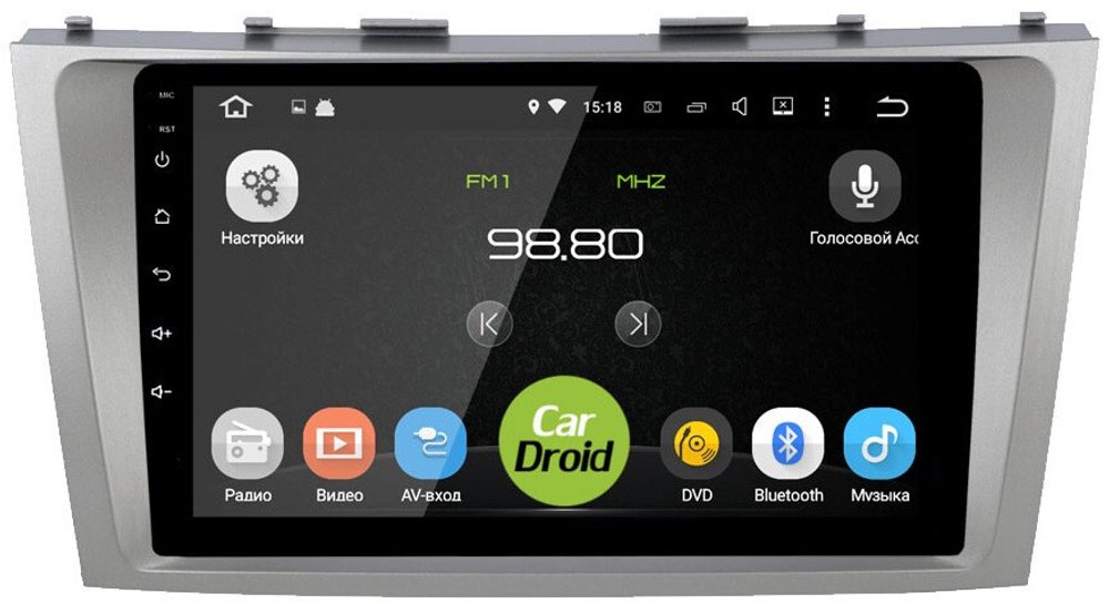 Магнитола для Toyota Camry 2006-2011 - Airok RM-1108 Android 12, 8-ядер, 4/64Гб, SIM-слот
