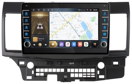 Магнитола для Mitsubishi Lancer X 2007-2016 - Kuberg OL-1632 (кнопки и крутилки), Android 12, TS10, CarPlay, 4G SIM-слот