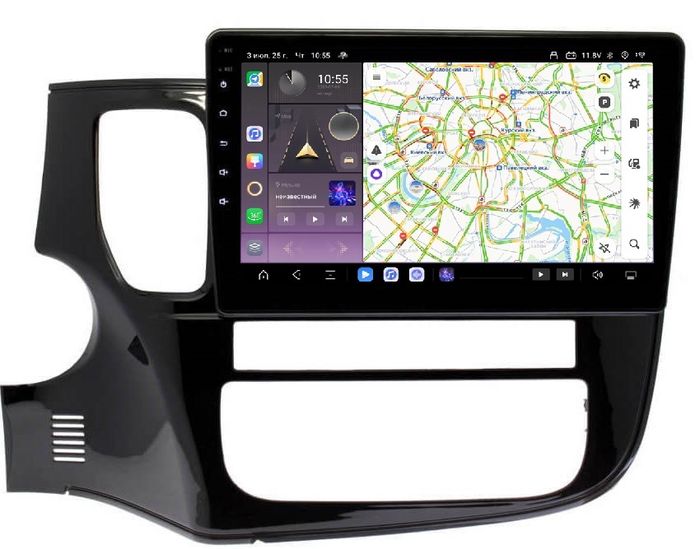 Магнитола для Mitsubishi Outlander 3 2012-2022 - Kuberg QLed, Android 13, TS20, CarPlay, SIM-слот
