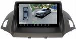Магнитола для Ford Kuga 2 2012-2019 (без SYNC) - FarCar BX362M-360 монитор 9.5" 2K QLED на Android 13, Быстрая, CarPlay, 4G SIM-слот, 4 камеры в комплекте
