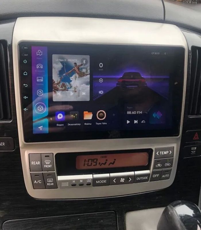 Магнитола для Toyota Alphard 1 H10 2005-2008 - Teyes CC3 Android 10, Быстрая, CarPlay, SIM-слот
