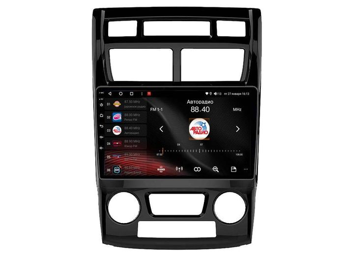 Магнитола для KIA Sportage 2008-2010 (рестайлинг)- Vaycar VA27-0023 на Android 13, 8-ядер, 4G SIM-слот