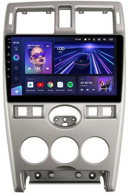 Магнитола для Lada Priora 2007-2013 (рамка серебро) - Teyes CC3L на Android 10, 8-ядер, CarPlay, 4G SIM-слот