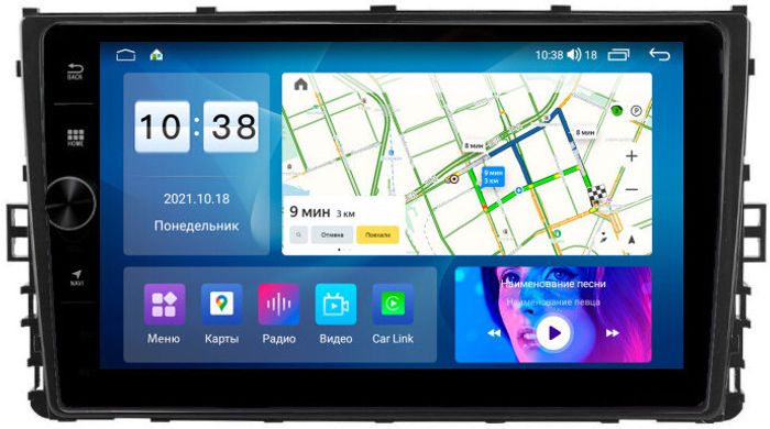 Магнитола для VW Jetta 7, Teramont, Taos, Multivan/Caravelle 2020+, Tiguan 2, Passat B8 - Parafar PF047LHDAV на Android 12, Быстрая, CarPlay, 4G SIM-слот