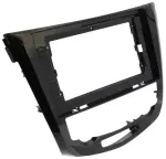 Магнитола для Nissan X-Trail T32, Qashqai J11 2014-2022 (климат, рамка большая) - FarCar монитор 12.3" 2K QLED на Android 14, Быстрая, CarPlay, 4G SIM-слот