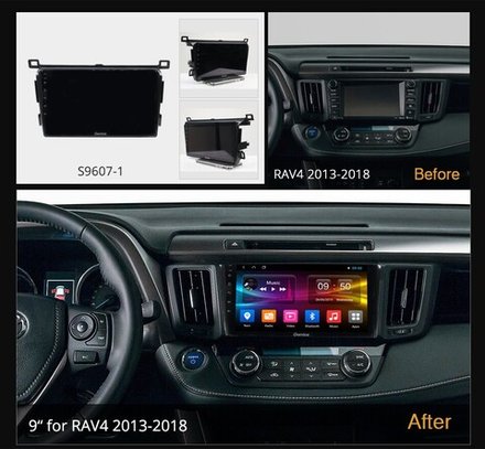 Магнитола для Toyota RAV4 XA40 2012-2019 - Kuberg OL-9607-IJ Android 10, 8-ядер, 4G SIM-слот