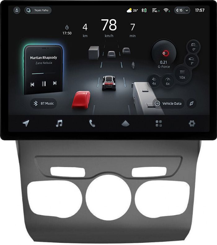 Магнитола для Citroen C4 B7, DS4 2010+ - Teyes CC4-PRO монитор 13" 2K QLED на Android 13, Быстрейшая, Snapdragon 778G, ИИ, CarPlay, DSP, 4G SIM-слот