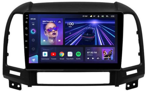 Магнитола для Hyundai Santa Fe 2 CM 2006-2012 (рамка черная) - Teyes CC3 Android 10, ТОП процессор, 4/32 Гб, CarPlay, SIM-слот
