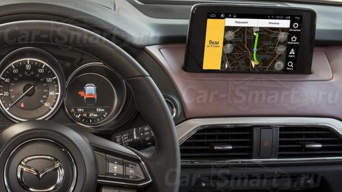 Навигационный блок для Mazda CX-9 2015+ (Mazda Connect) - Kuberg LT-MZD-655 на Android 9, 6-ядер и 3ГБ-32ГБ