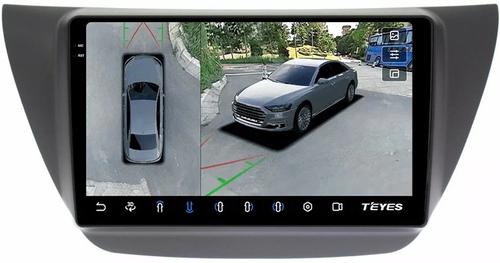 Магнитола для Mitsubishi Lancer 9 (CS), Cedia, Evolution 7-9 (CT) - Teyes CC3-2K-360 на Android 10, 2K QLED, 6Гб+128Гб, CarPlay, 4G SIM-слот, 4 камеры в комплекте