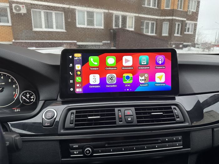 Магнитола для BMW 5-серия F10 2012-2016 NBT - Teyes LUX ONE монитор 12.3" на Android 10, 6/128ГБ, CarPlay, 4G SIM-слот