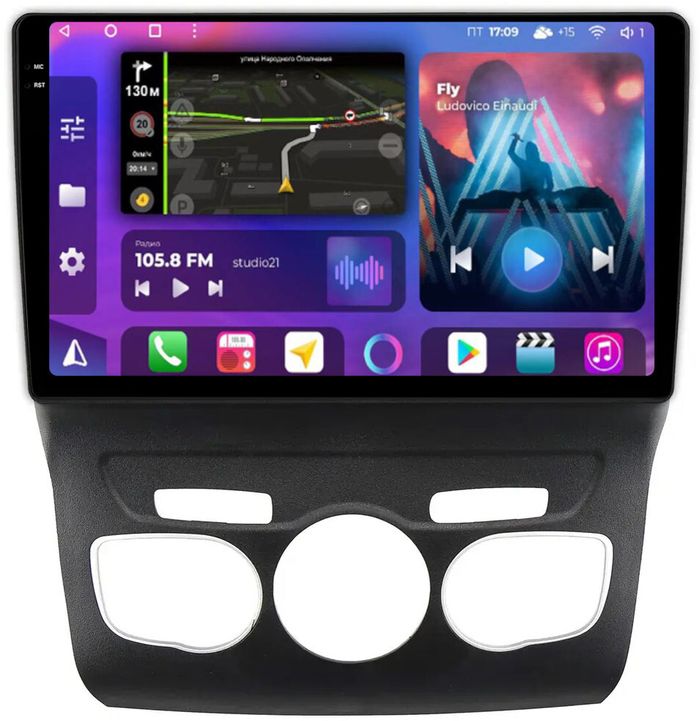 Магнитола для Citroen C4/DS4 2010+ - FarCar BM2006M-2K монитор 10.36" 2K QLED на Android 14, Быстрая, CarPlay, 4G SIM-слот