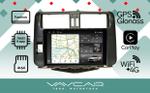 Магнитола для Toyota Land Cruiser Prado 150 2010-2013 (рамка черная)- Vaycar VA77-0065-2K на Android 13, Быстрая, 2K QLED, CarPlay,4G SIM-слот