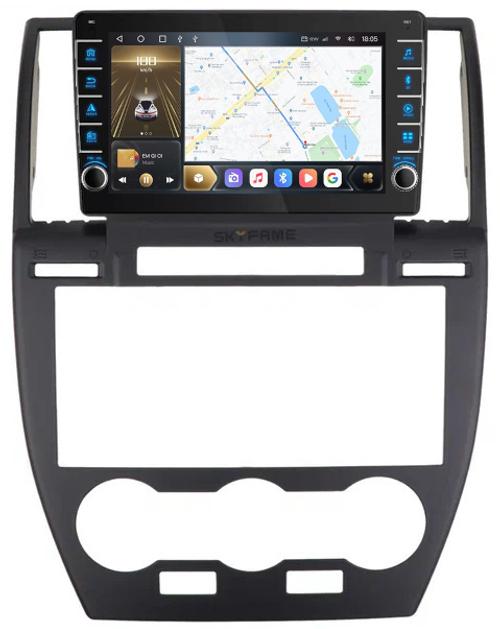 Магнитола для Land Rover Freelander 2007-2012 (взамен монохрома) - Kuberg SF-9302 (кнопки и крутилки), Android 12, TS10,  CarPlay, 4G SIM-слот