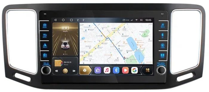 Магнитола для Volkswagen Sharan - Kuberg OL-9915 (кнопки и крутилки), Android 12, TS10, CarPlay, 4G SIM-слот
