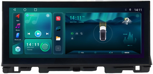 Магнитола для KIA Optima 2016-2020 - Kuberg монитор 12.3" в стиле LEXUS на Android 12, TS10, CarPlay, 4G SIM-слот