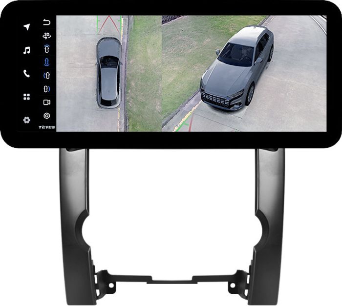 Магнитола для KIA Sorento 2 XM 2009-2012 (без штатного усилителя) - Teyes LUX ONE 360 монитор 12.3" 2K QLED на Android 10, Быстрая, CarPlay, 4G SIM-слот, 4 камеры в комплекте