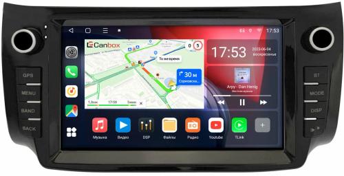 Магнитола для Nissan Sentra/Sylphy B17 2012-2023, Tiida 2015 (рамка с крутилками и кнопками) - CanBox 9-2508 Android 10, 8-ядер, SIM-слот