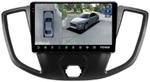Магнитола для Ford Transit 7 2014-2023 - Teyes CC3-2K-360 на Android 10, 2K QLED, 6Гб+128Гб, CarPlay, 4G SIM-слот, 4 камеры в комплекте