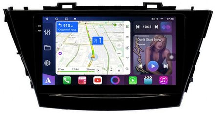Магнитола для Toyota Prius Alpha 40 2014-2021 (правый руль) - FarCar 9533F2 монитор 9.5" QLED на Android 14, TS18, CarPlay, 4G SIM-слот