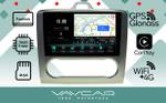 Магнитола для Ford Focus 2005 - 2011 (климат) - Vaycar VA17-003A-2K на Android 13, Быстрая, 2K QLED, CarPlay,4G SIM-слот