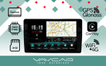 Магнитола для Mitsubishi L200 2015+ (рамка-накладка) - Vaycar VA47-7198 на Android 13, 8-ядер, 4G SIM-слот