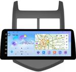 Магнитола для Chevrolet Aveo 2 2012-2015 - FarCar монитор 12.3" 2K QLED на Android 14, Быстрая, CarPlay, 4G SIM-слот