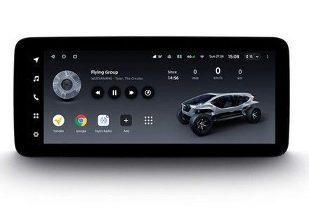 Магнитола для Mazda 6 GJ 2012-2015 - Teyes LUX ONE ROUND монитор 12.3" 2K QLED на Android 10, ТОП процессор, CarPlay, 4G SIM-слот