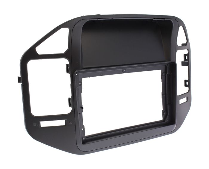 Комплект рамки с разъёмами 9" Mitsubishi Pajero 3 1999-2006 Чёрная