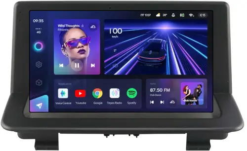 Магнитола для Audi Q3 2011-2019 (рамка 9) - Teyes CC3 на Android 10, QLED, ТОП процессор, 4Гб+32Гб, CarPlay, 4G SIM-слот