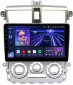 Магнитола для Mitsubishi Colt 6 2002-2012, Colt Plus (правый руль, рамка серебро) - Teyes CC3 на Android 10, Быстрая, QLED, CarPlay, 4G SIM-слот