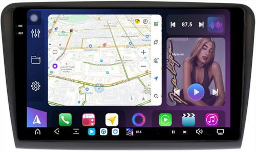 Магнитола для Skoda Superb B6 2008-2014 - FarCar GX306M монитор 10.36" 2K QLED на Android 14, TS20, 6+128Гб, CarPlay, 4G SIM-слот