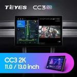 Магнитола для Lexus ES200, ES250, ES300h, ES350 2012-2018 (джойстик-мышь) - Teyes CC3-2K-360 монитор 13" 2K QLED на Android 10, Быстрая, CarPlay, 4G SIM-слот, 4 камеры в комплекте